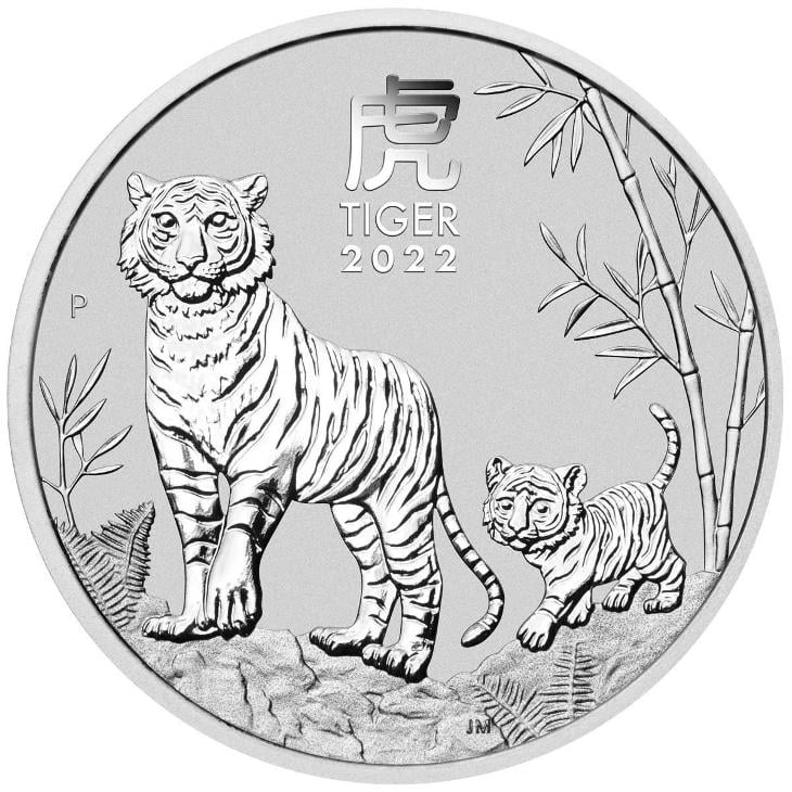 Strieborná minca Znamenie Tigra